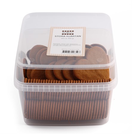 Pepparkakor Nyåkers stora hjärtan 850g