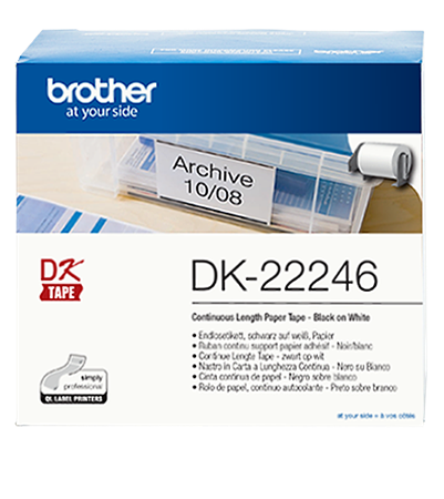 DK-etikett Brother Löpande etikett 103 mmx30,48 m