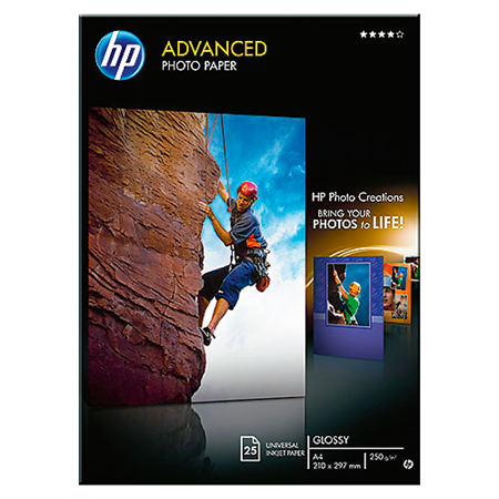 Fotopapper HP Advanced Glossy A4 25/fp