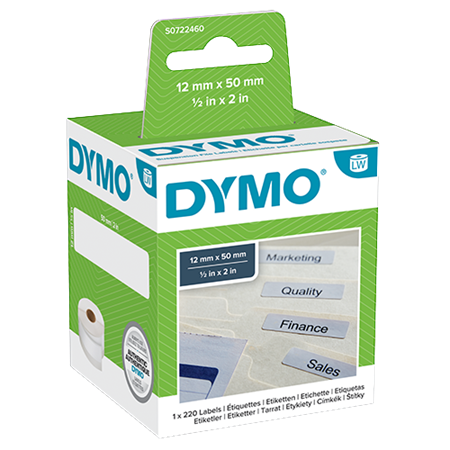 Hängmappsetikett Dymo LabelWriter 50x12 mm