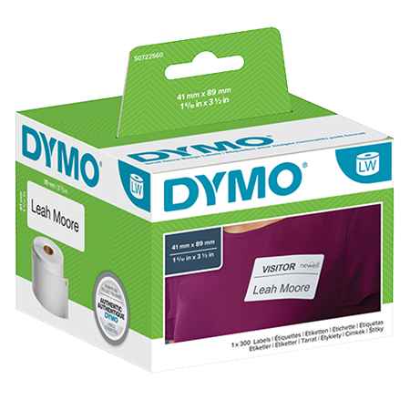 Namnetikett Dymo LabelWriter 89x41 mm