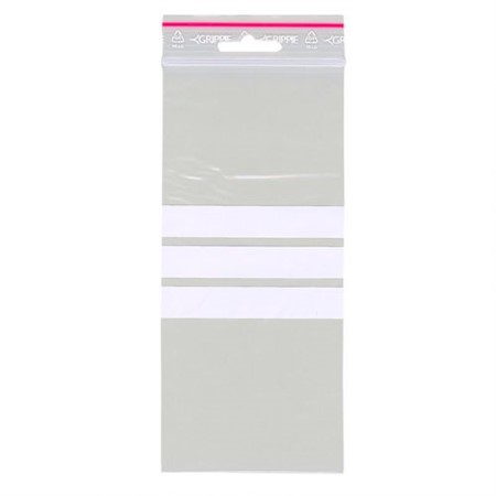Blixtlåspåse 80x180x0,05mm med skrivfält 1000-pack