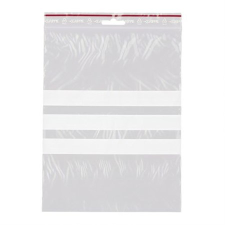Blixtlåspåse med skrivfält 170x230x0,05mm 1000-pack