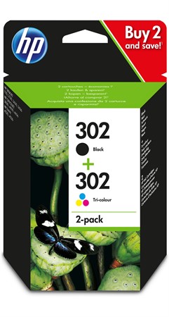 Bläckpatron HP Nr 302XL 4-färg