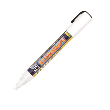 Märkpenna ZIG Illumigraph PMA-510 skuren 6 mm vit